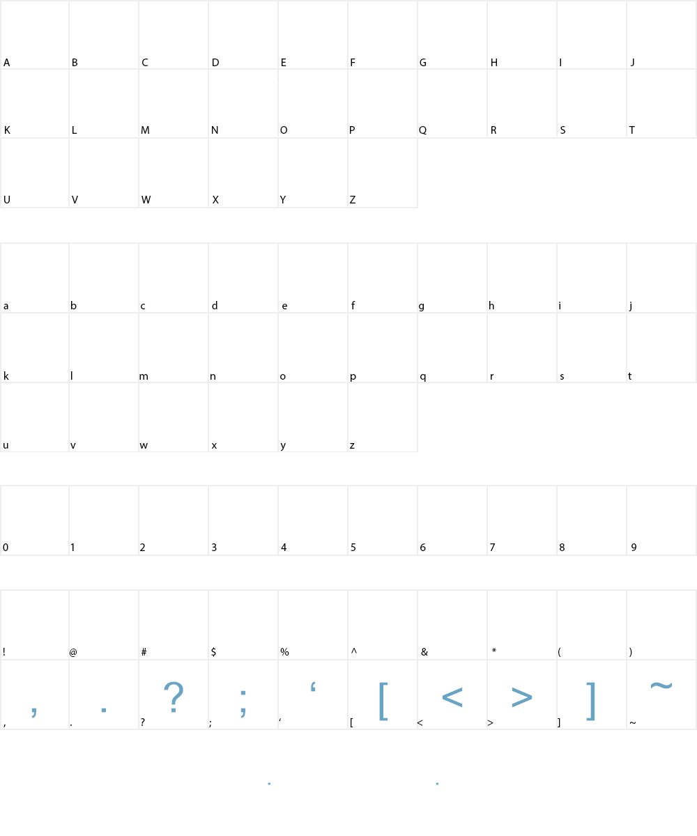 LMS Beyond Infinity Font Character